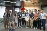 2017年6月5日香港理工大学暑期实践学生抵达盈盈理财杭州总部实习