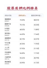 股票质押预警线与平仓线相关介绍及质押率情况解析