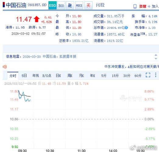 石油上涨买什么股票_石油板块投资机会_中国石油股价分析